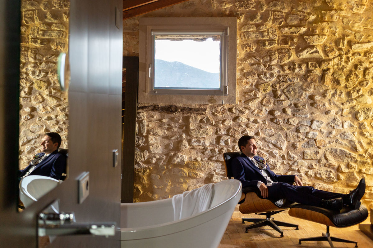 Preparativos novio
Traje Novio Jorge Aparisi