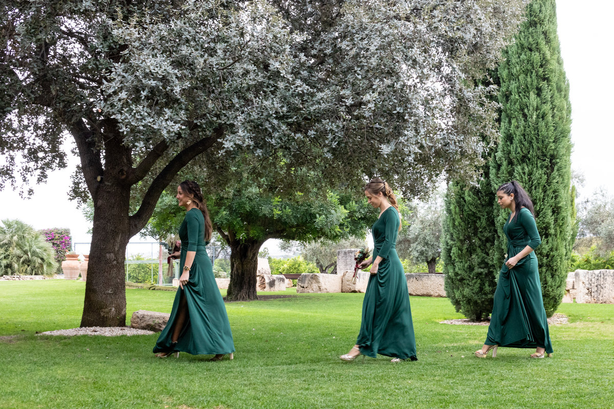 Damas de honor
Boda Civil