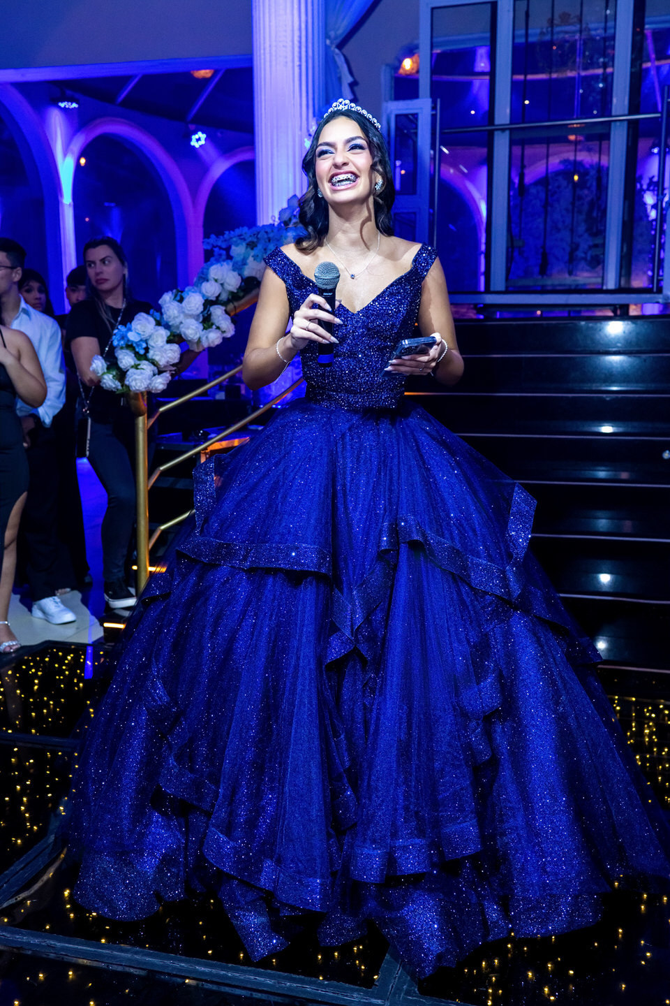 festa de 15 anos da debutante Ana Clara no Buffet Família Gioielli, no Jardim Anália Franco em São Paulo, fotógrafo John Edgard especialista em fotografia de festa de 15 anos em São Paulo - SP