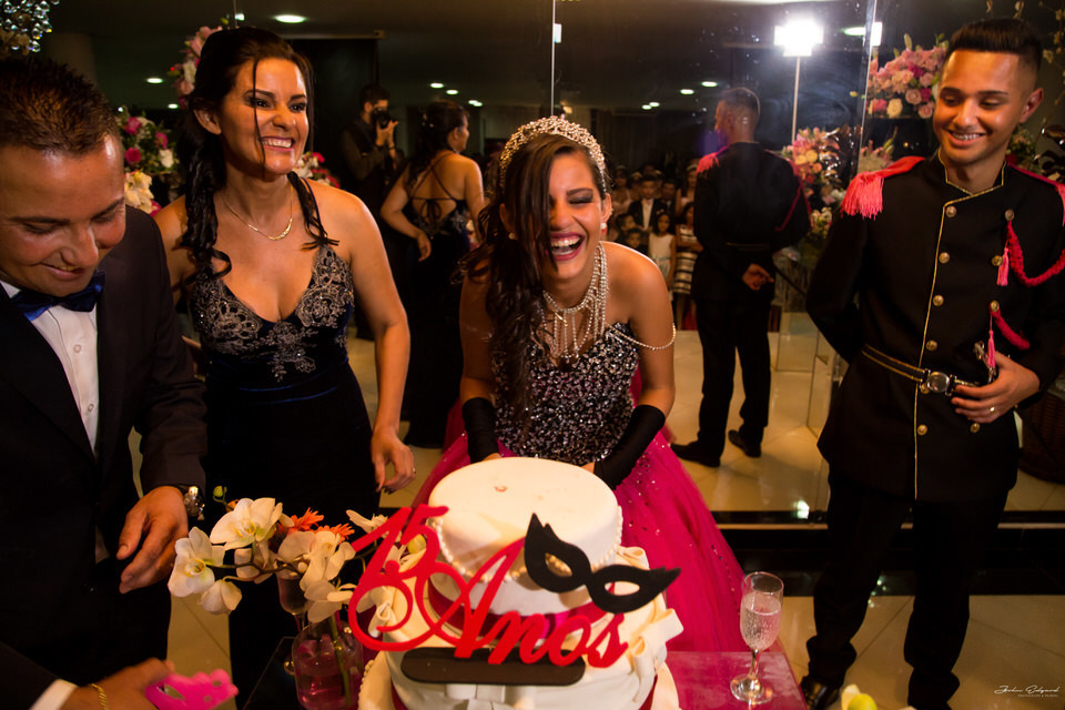 Festa da Debutante Sammylle no espaço Italian buffet