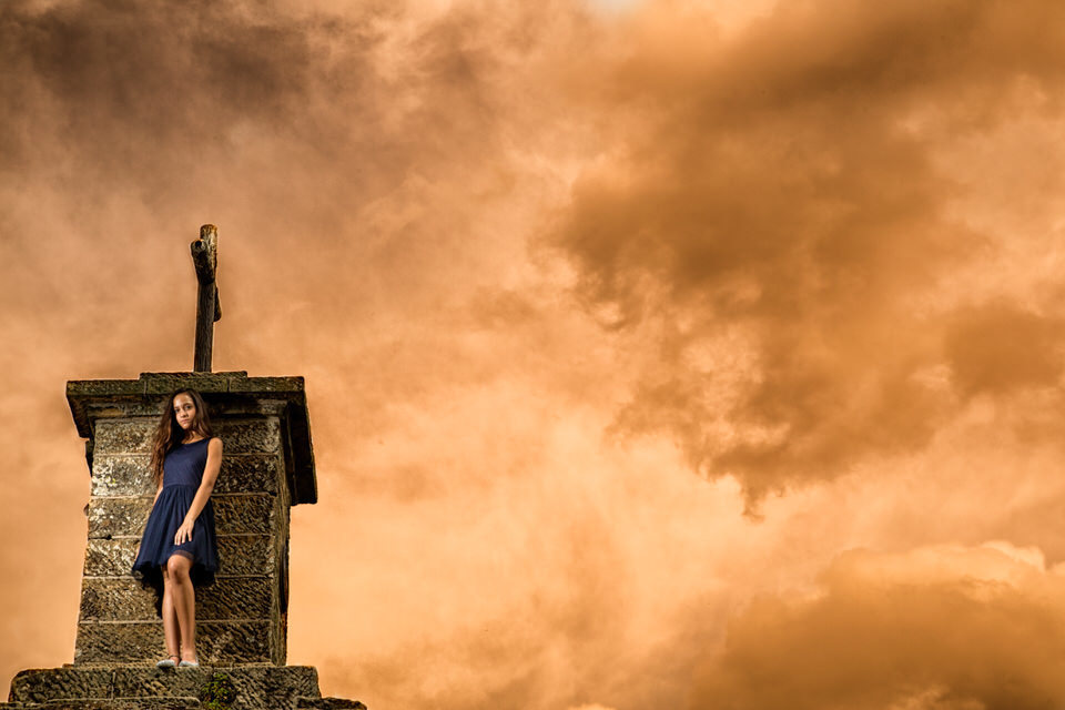 Ensaio da festa de 15 anos da Rafaela, no mirante da Floresta Nacional de Ipanema em Iperó- SP