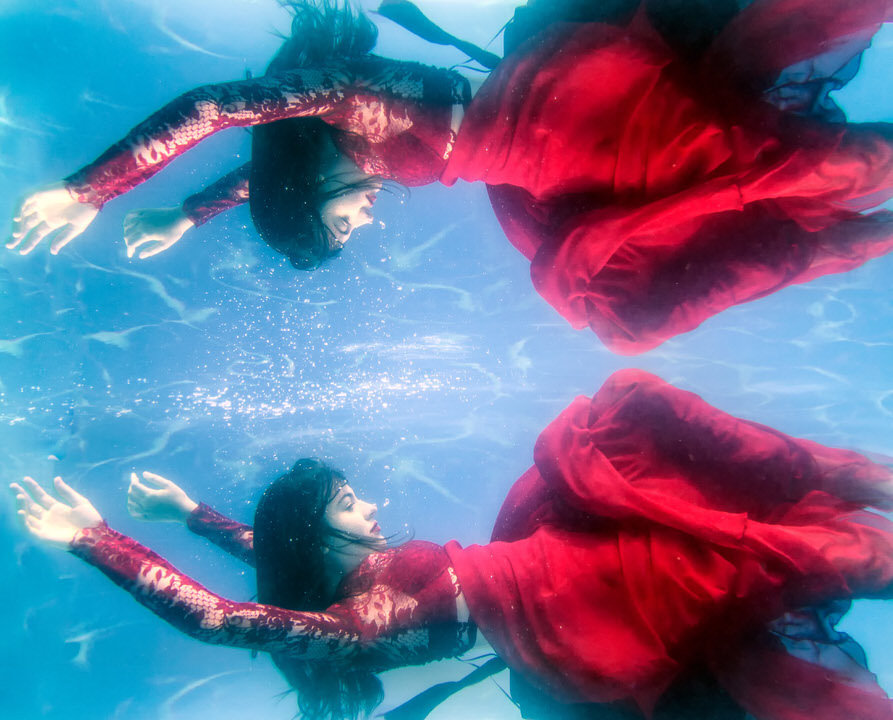 Ensaio aquático da debutante Sofia Dubra em Sp, para sua festa de 15 anos