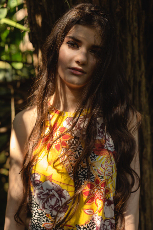 Ensaio da debutante Emily para a festa de 15 anos no Jardim Botânico em SP