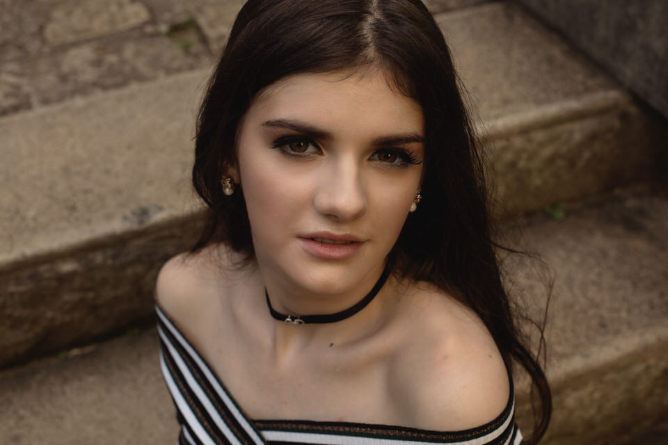 Ensaio da debutante Emily para a festa de 15 anos no Jardim Botânico em SP