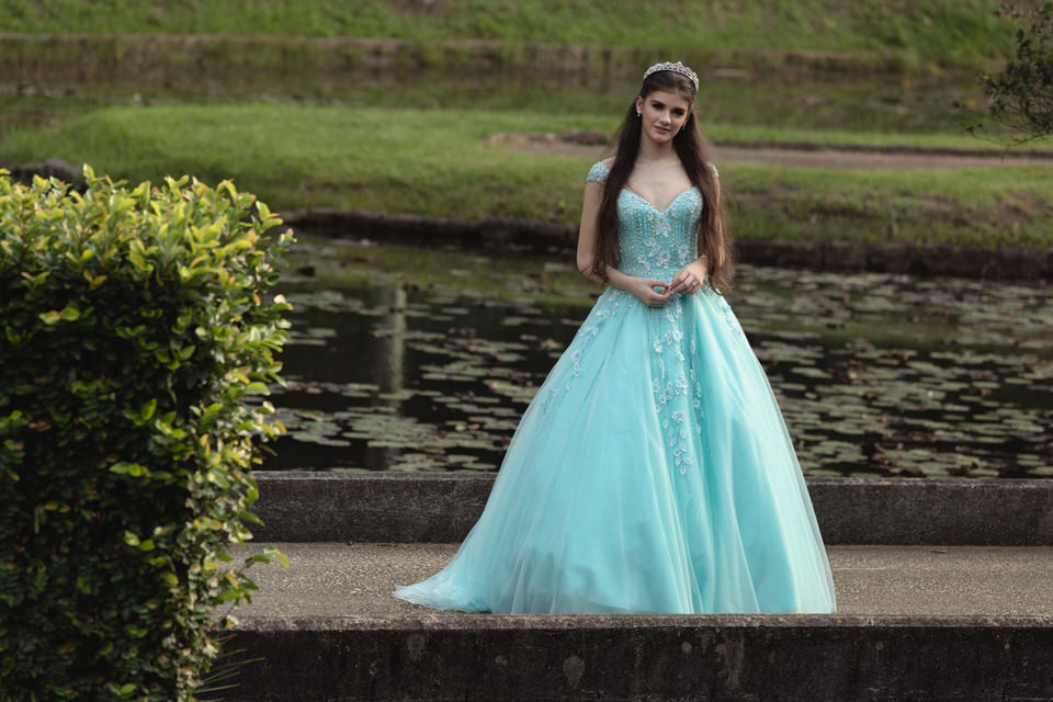 Ensaio da festa de 15 anos da Emily no Jardim Botânico em São Paulo