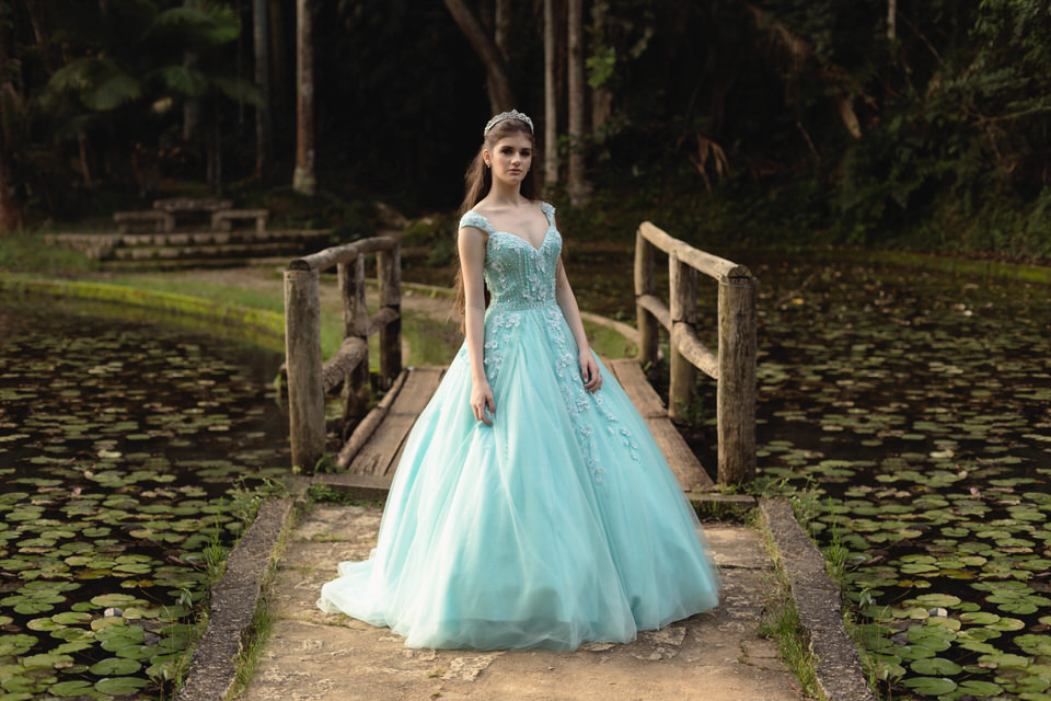 Ensaio da festa de 15 anos da Emily no Jardim Botânico em São Paulo