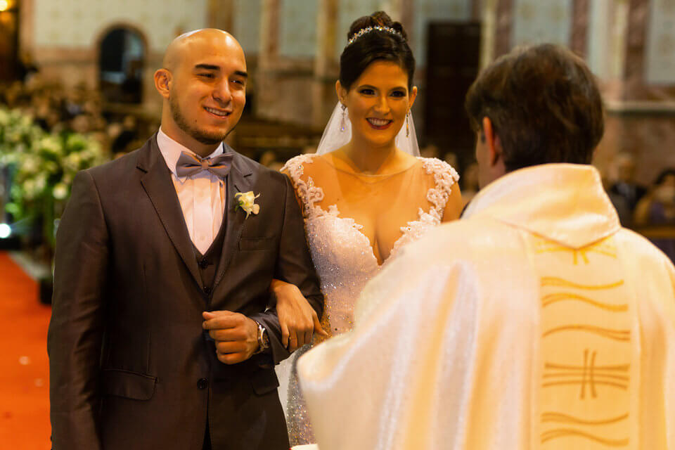 Casamento Pri e Pedro na Igreja Santa Cândida em São Paulo - SP