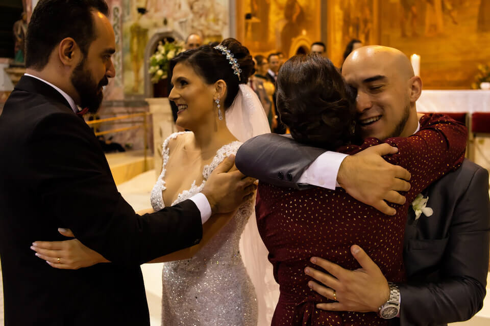 Casamento Pri e Pedro na Igreja Santa Cândida em São Paulo - SP