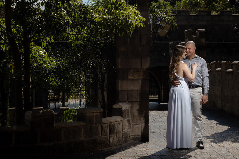 Pré Wedding da Larissa com o Rafael no Castelo dos Vinhais - Vinhedo-SP