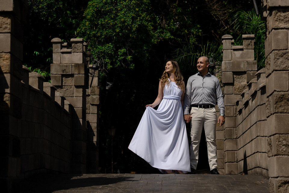 Pré Wedding da Larissa com o Rafael no Castelo dos Vinhais - Vinhedo-SP