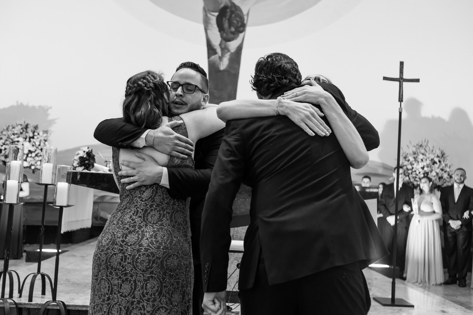Cerimônia de Casamento da Daniela e Wanderlei em Santo André -SP, fotógrafo de casamento John Edgard em São Paulo