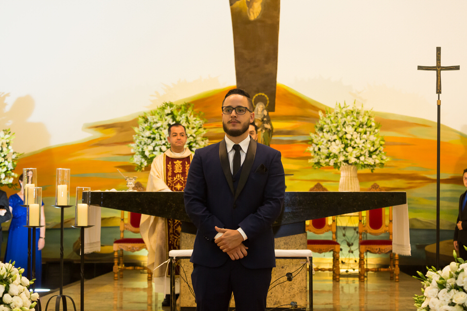 Cerimônia de Casamento da Daniela e Wanderlei em Santo André -SP, fotógrafo de casamento John Edgard em São Paulo