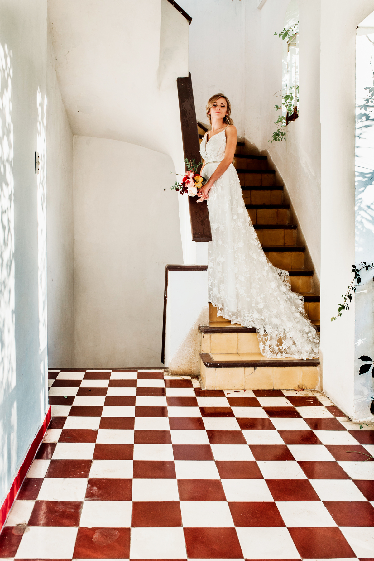 sesion de fotos de la novia 