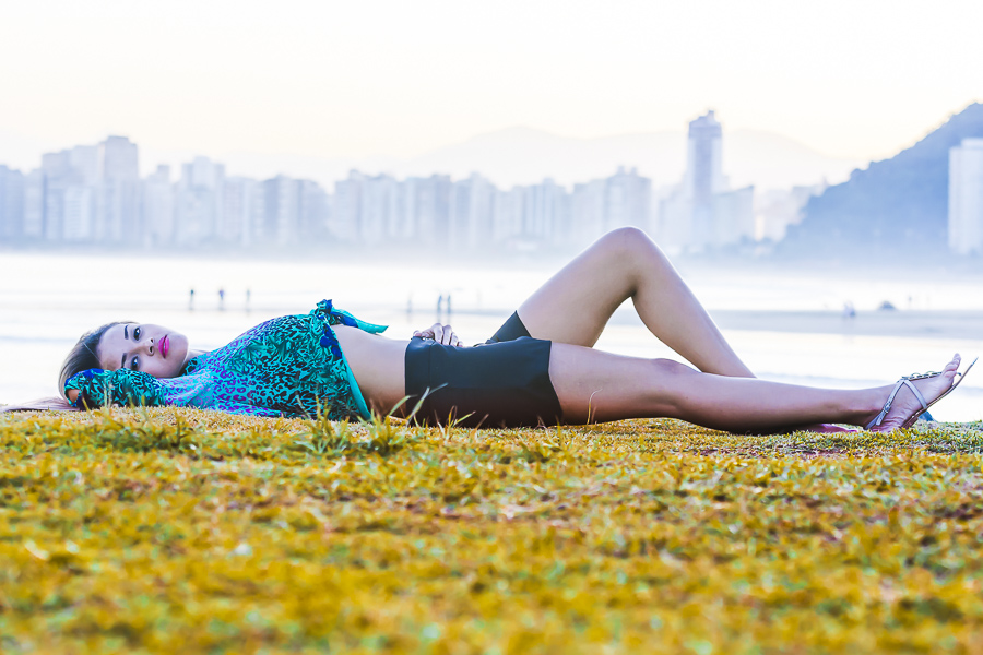 deitando e descansando apís ensaio