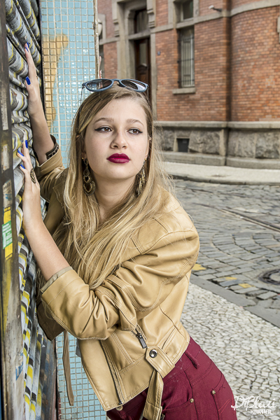 ensaio de modelo em santos rosto