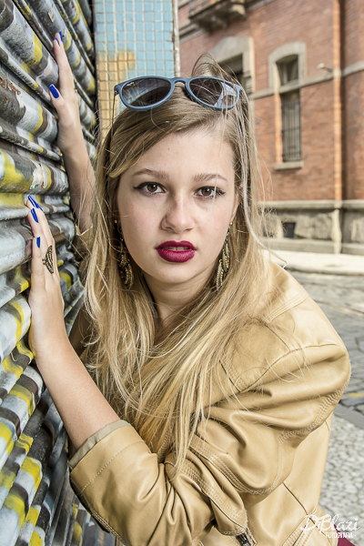 ensaio de modelo em santos olhar