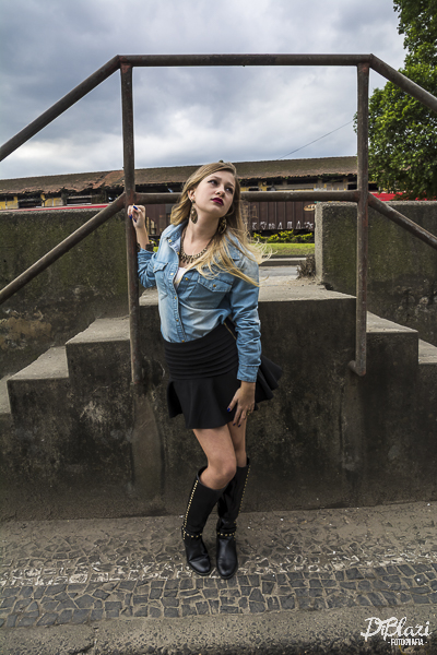 modelo no porto de santos