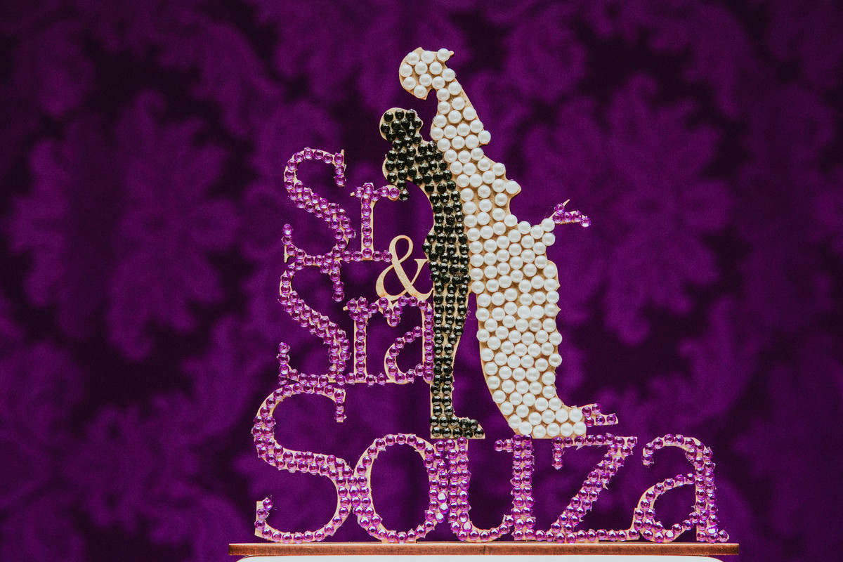 Arabescos como topo de bolo