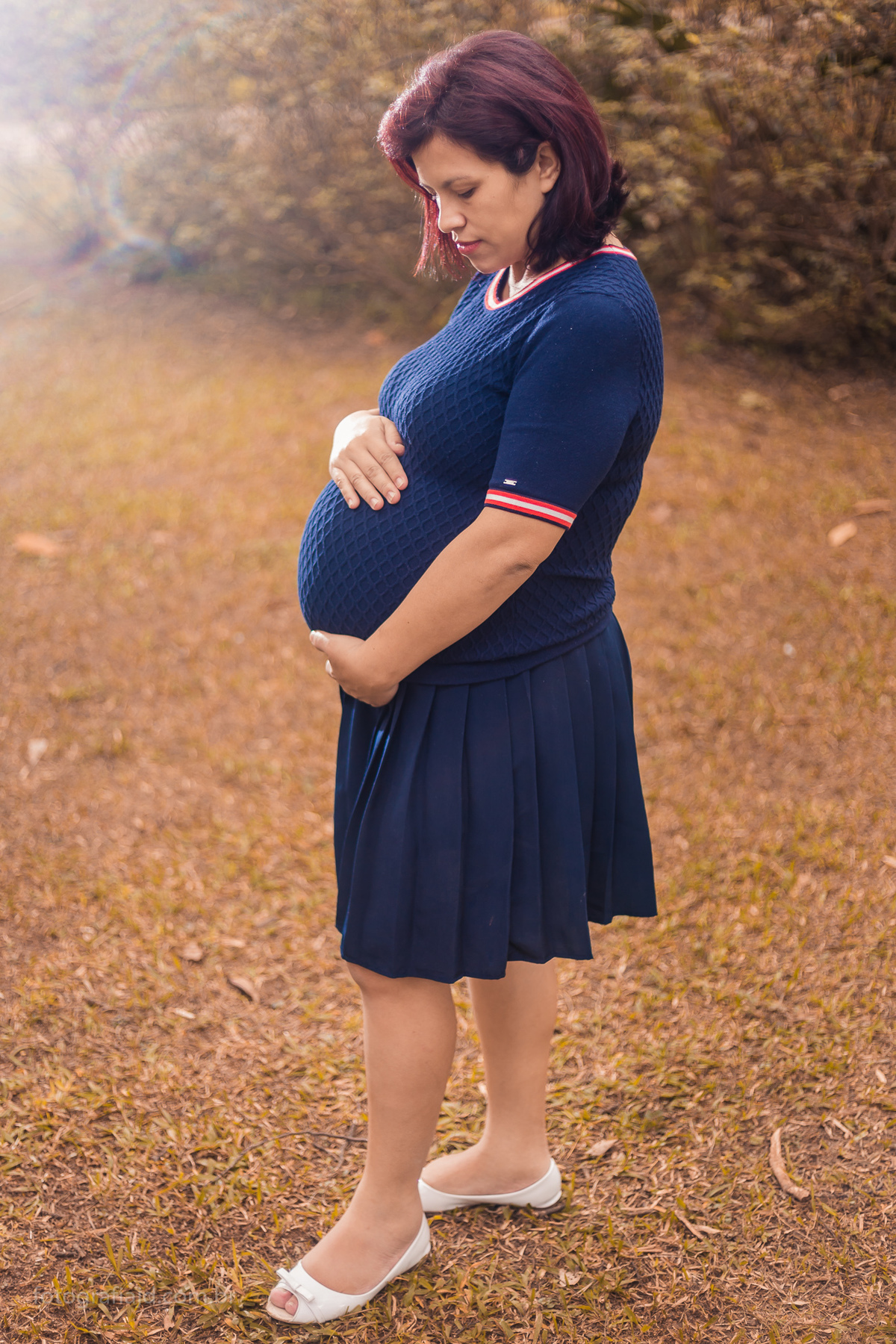 Ensaio fotográfico Gestante em parque. JD Fotografia - Casais, grávidas, gestantes, família, fotos, fotografia, gravidez- Suzano, Santo André, Mogi, ABC, SP. 