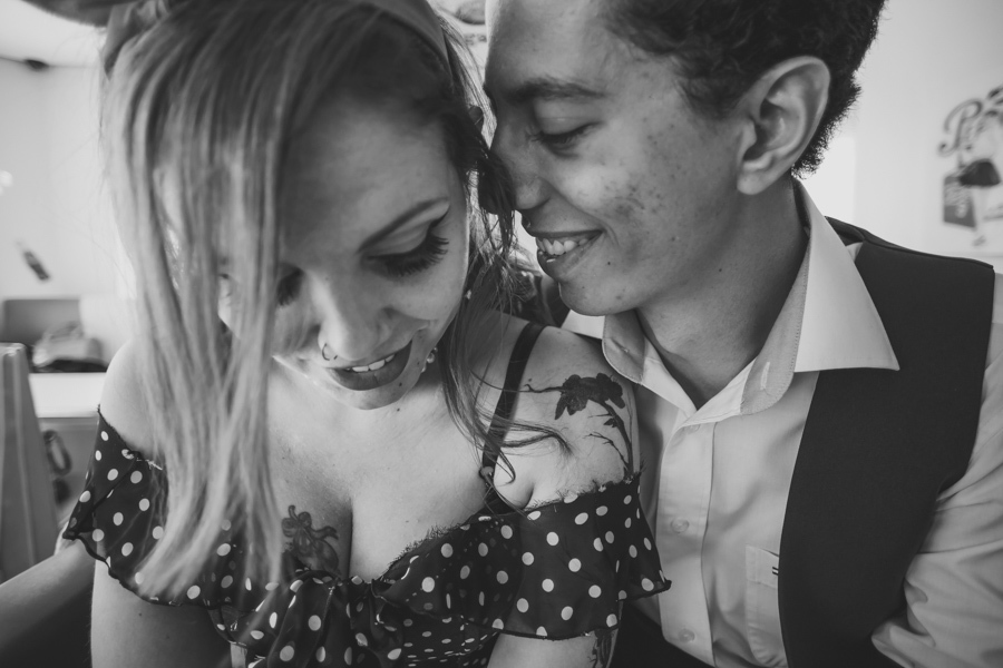 Ensaio de noivos anos 60 pin-up realizado em são paulo