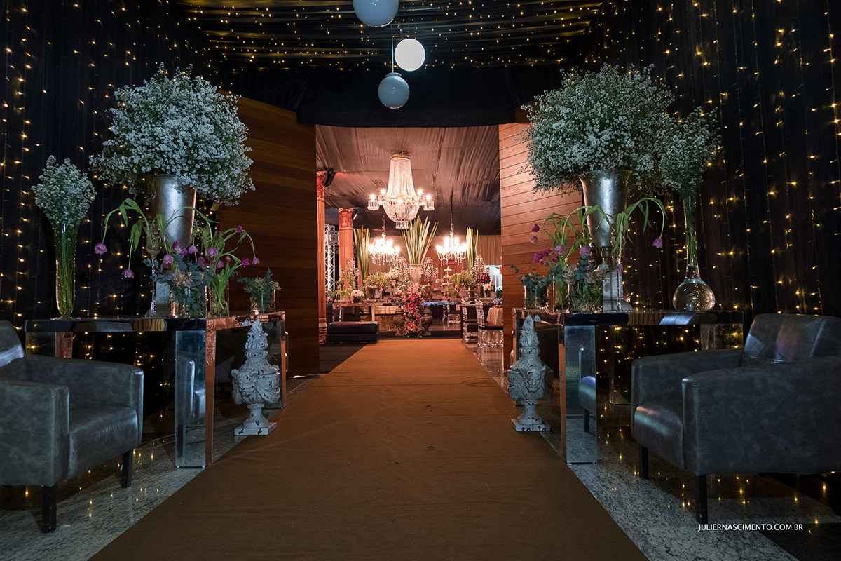decoração de gisely ferreti de festas de 15 anos no cerimonial travessias em baixo guandu - es