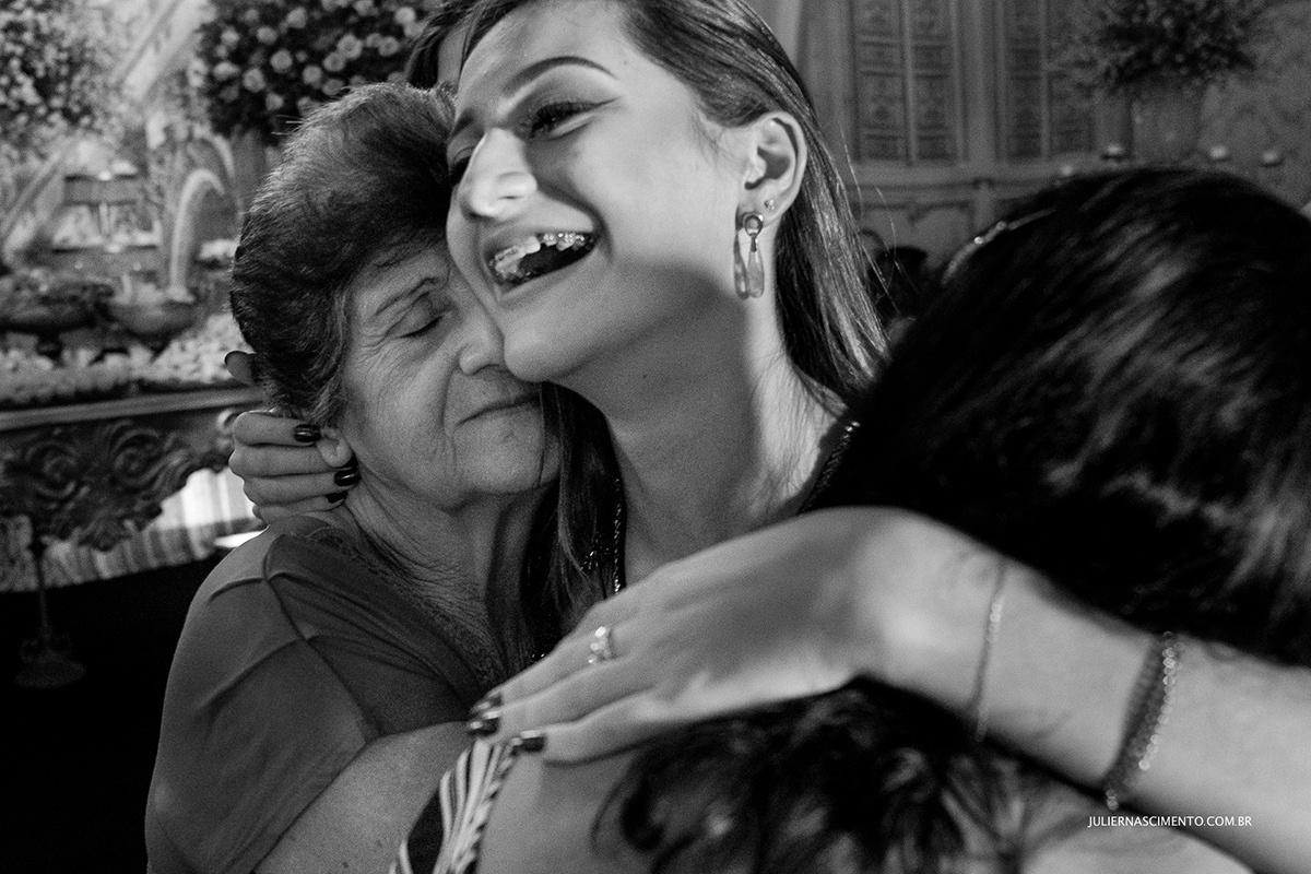 foto das avós no aniversário de quinze anos