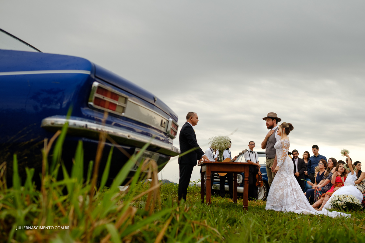 casamento ao ar livre