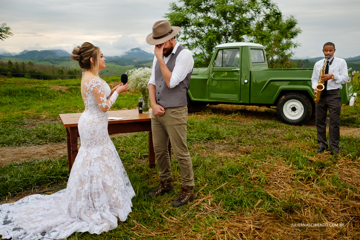 casando no campo