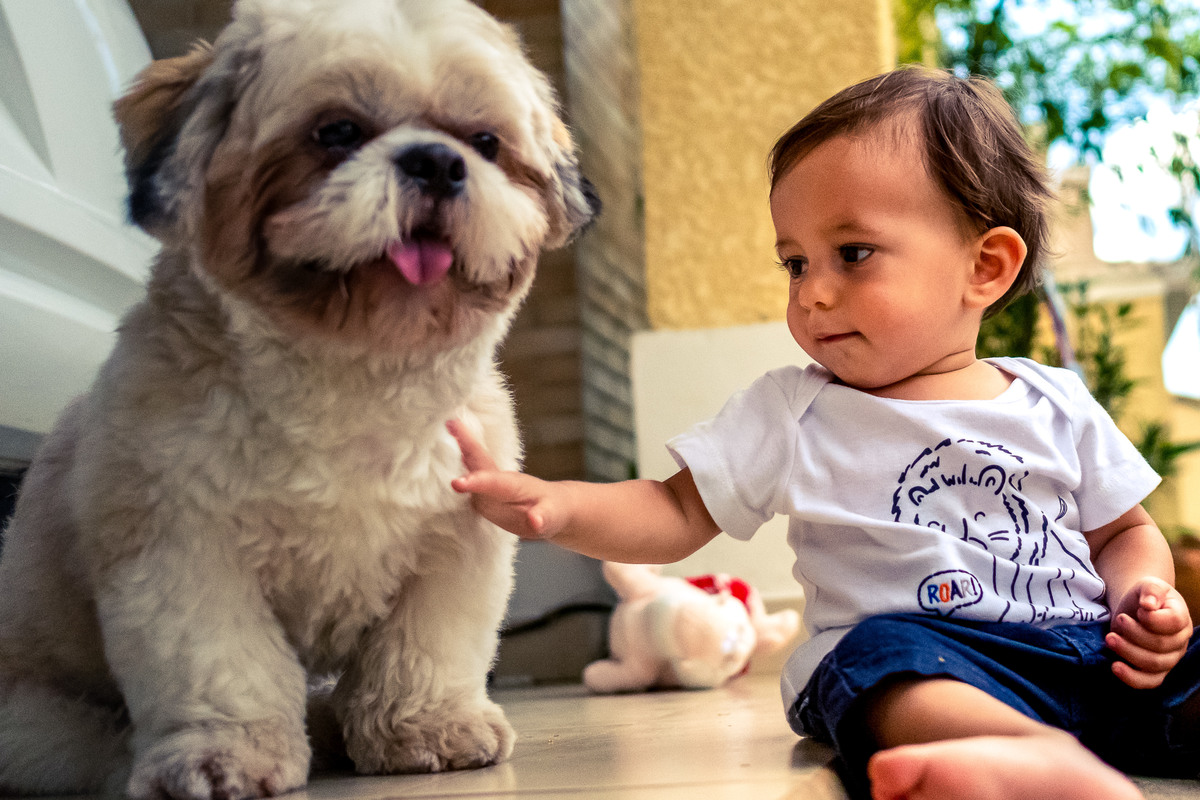 Fotografia Documental de Família em Cotia, Granja Viana, São Paulo, família Galli com filho, bebê, criança de um ano de idade. Momentos em família no café da manhã e brincando com as crianças com água. Bateria completa com os filhos.
