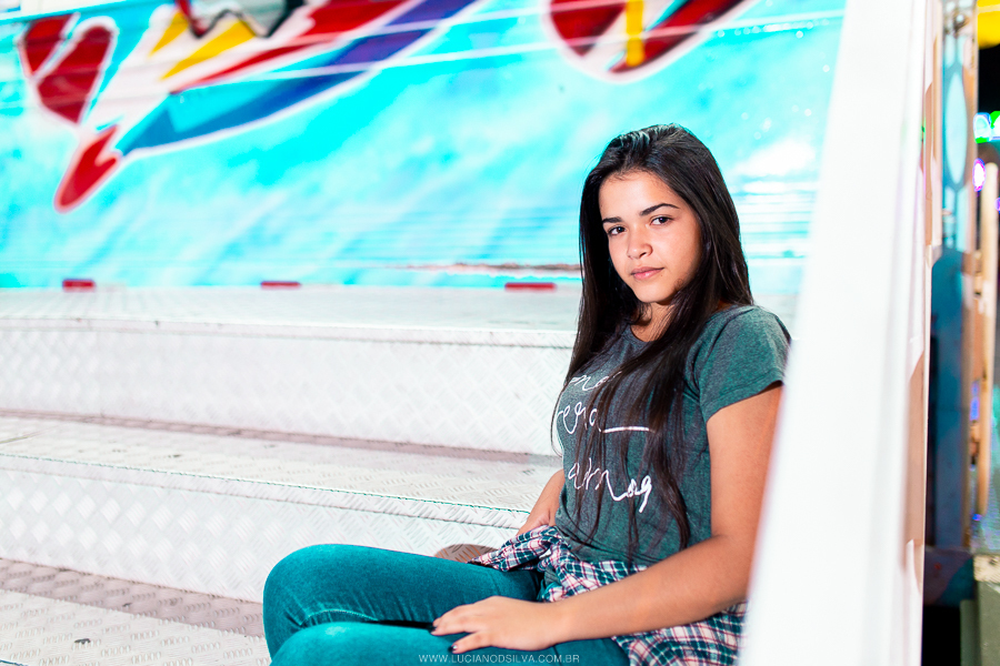 Ensaio de  15 anos no parque de diversão