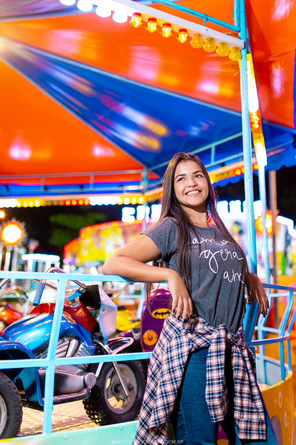 Ensaio de  15 anos no parque de diversão
