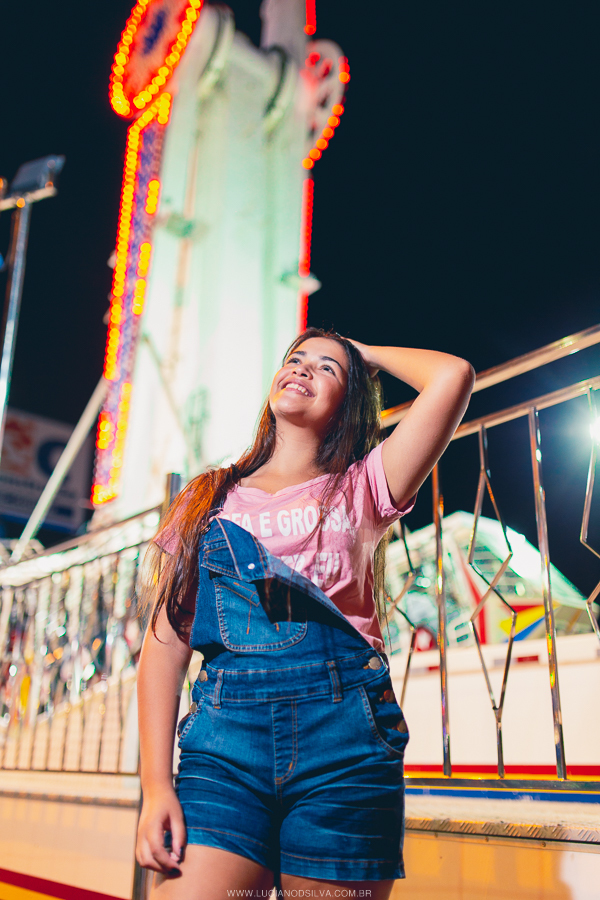 Ensaio de  15 anos no parque de diversão