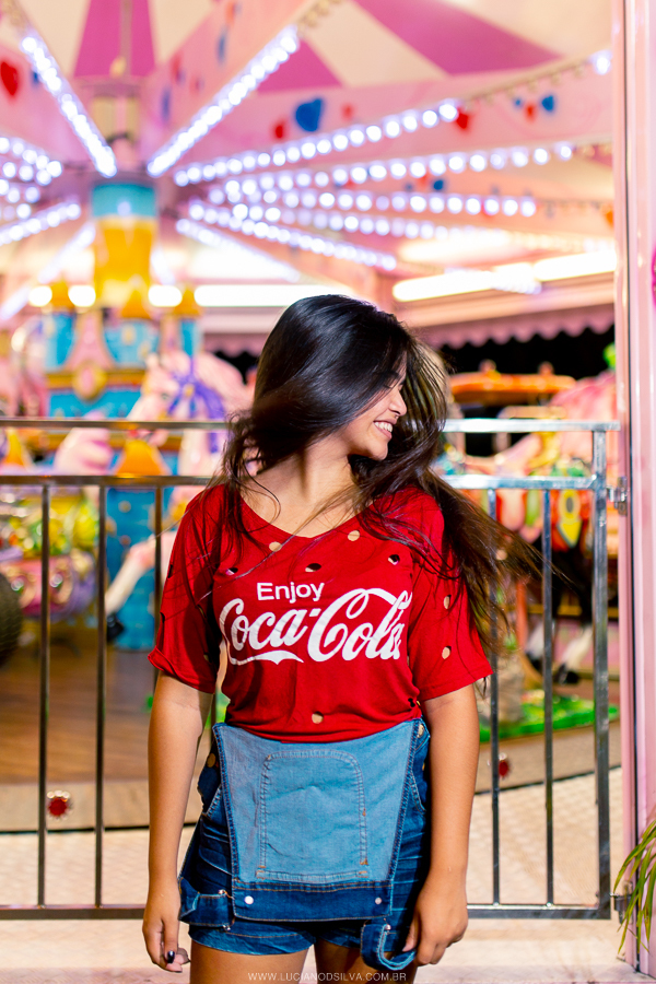 Ensaio de  15 anos no parque de diversão