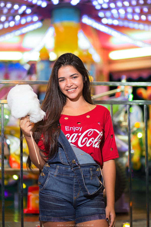 Ensaio de  15 anos no parque de diversão