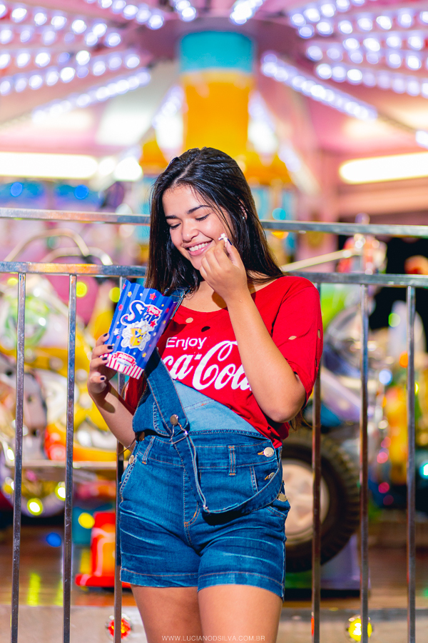 Ensaio de  15 anos no parque de diversão