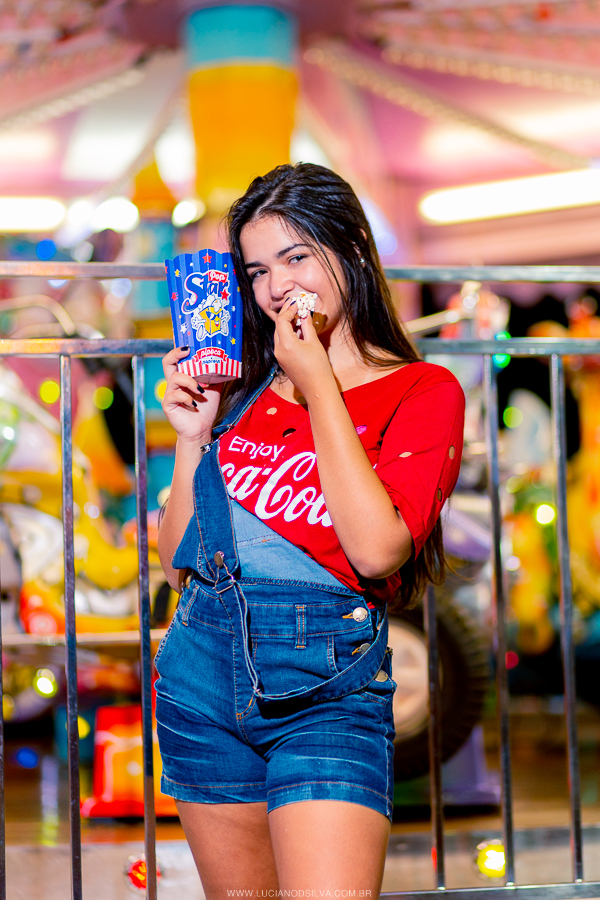 Ensaio de  15 anos no parque de diversão