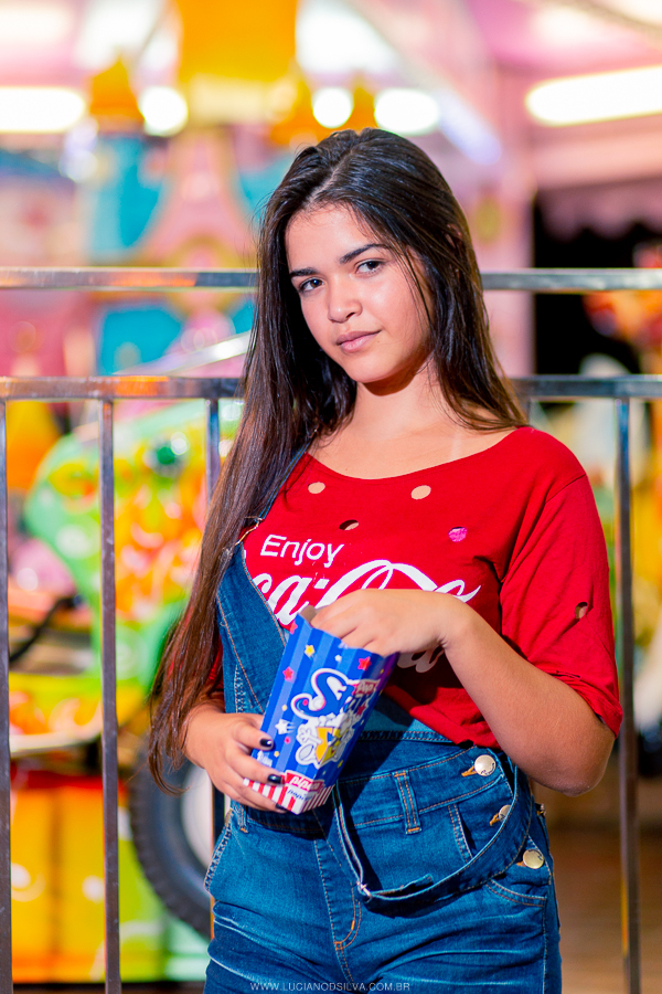 Ensaio de  15 anos no parque de diversão