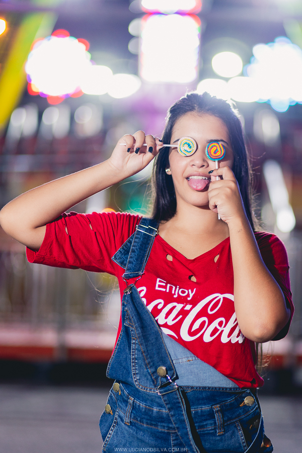 Ensaio de  15 anos no parque de diversão
