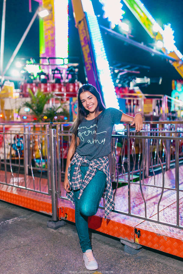 Ensaio de  15 anos no parque de diversão