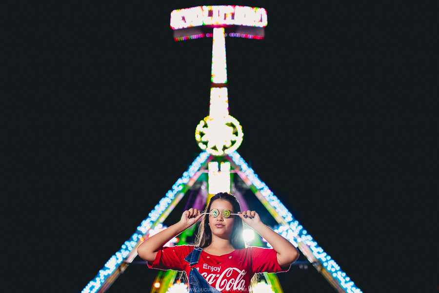 Ensaio de  15 anos no parque de diversão