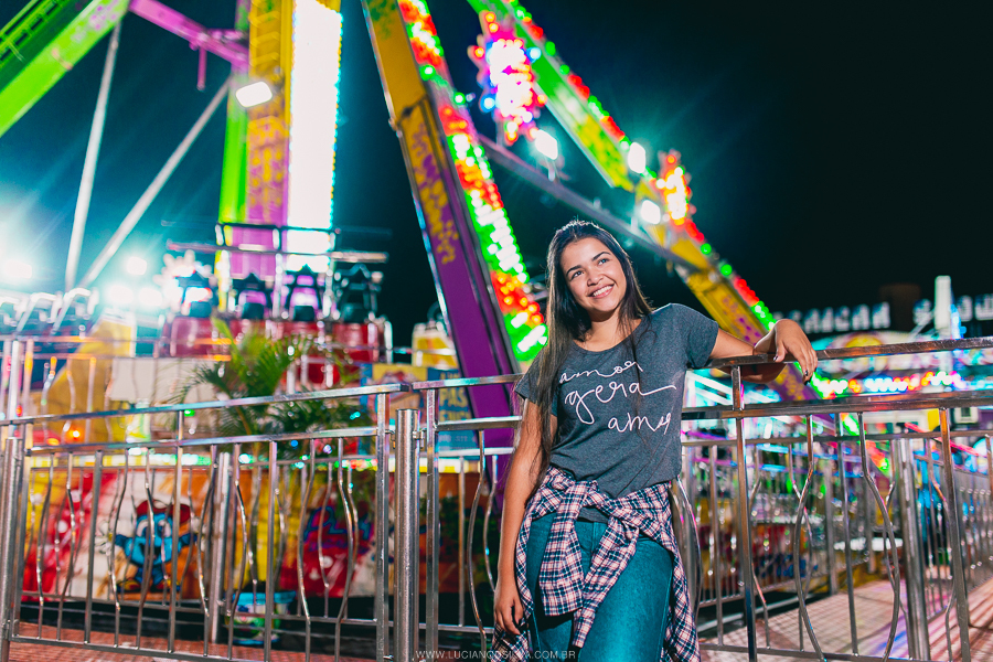 Ensaio de  15 anos no parque de diversão