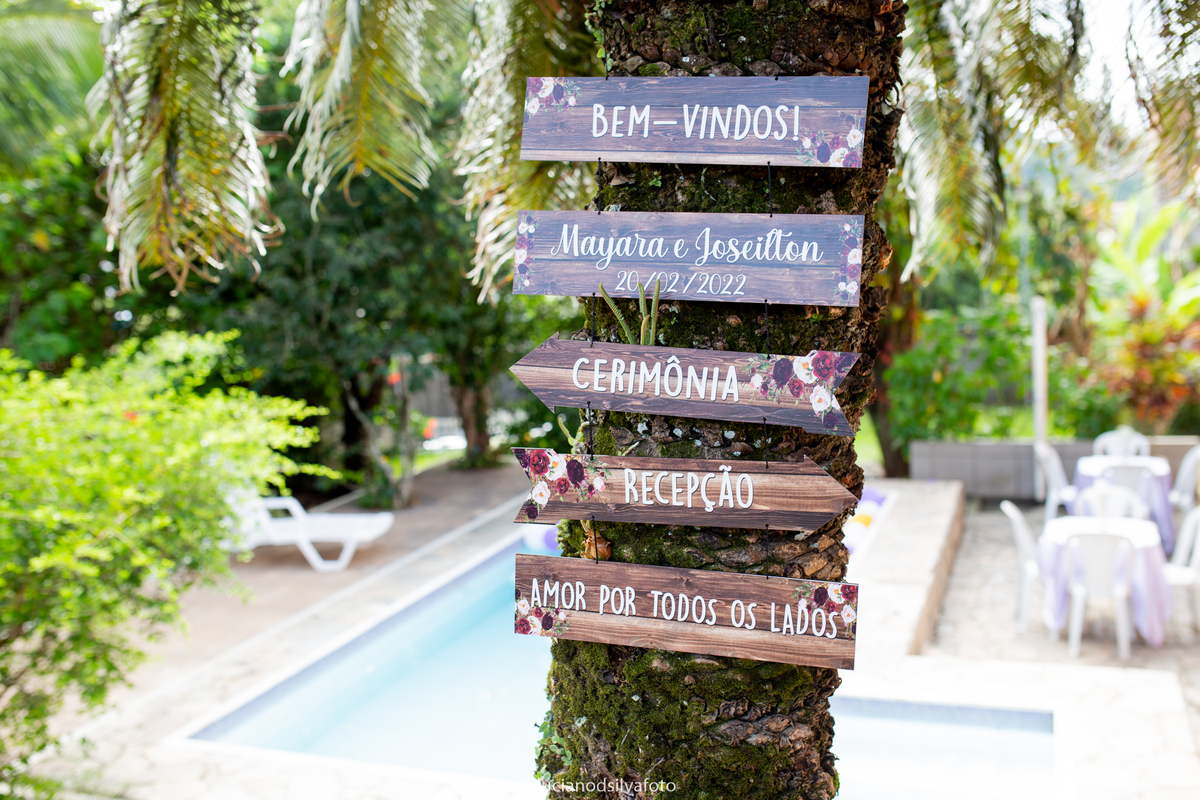 Plaquinhas de Casamento