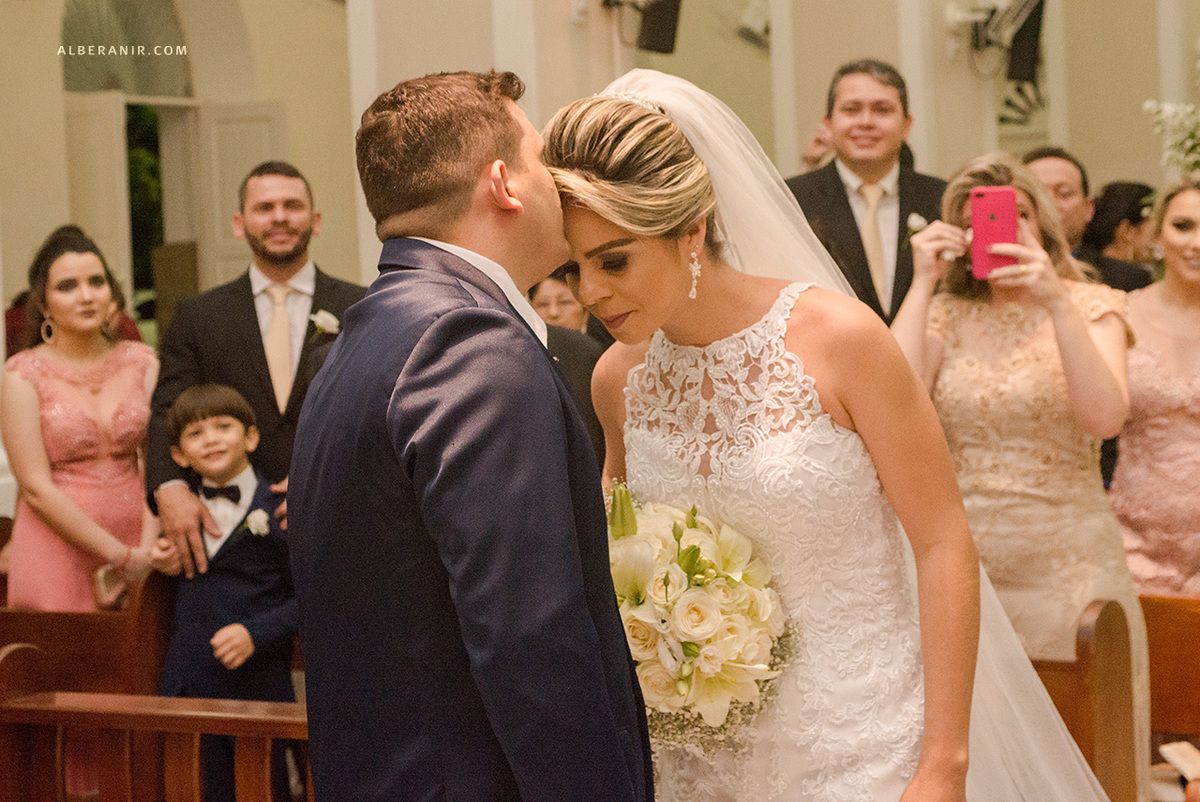 Casamento Kalliane e Wellisson na Catedral de Sant'Ana em Caicó.