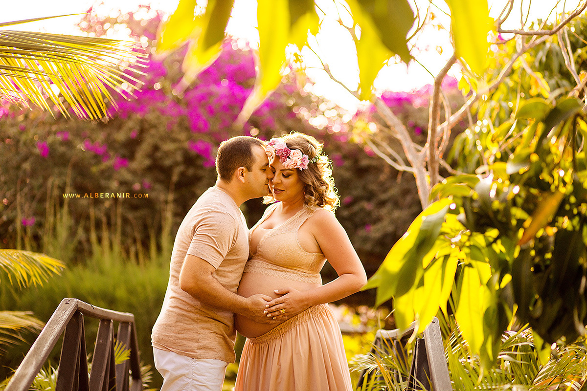 Ensaio de Gestante. Chalés dos Cajueiros.