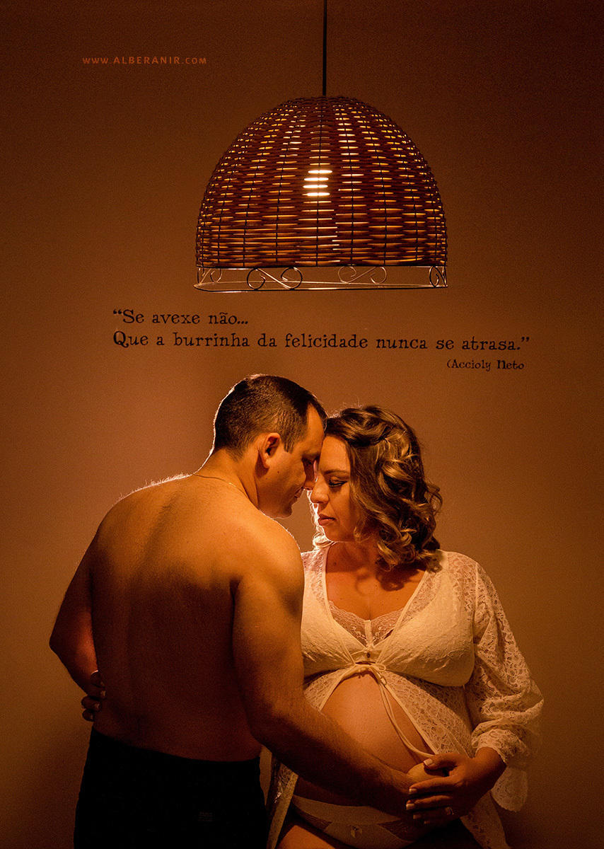 Ensaio de Gestante. Chalés dos Cajueiros.