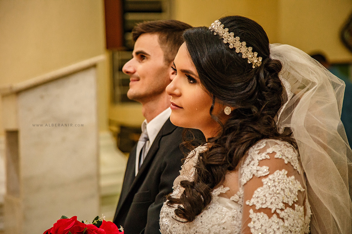 Maiza e Marinildo. Casamento Jardim do Seridó. Igreja Sagrado Coração de Jesus.