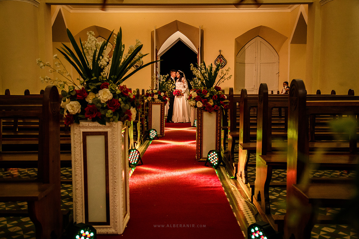 Maiza e Marinildo. Casamento Jardim do Seridó. Igreja Sagrado Coração de Jesus.