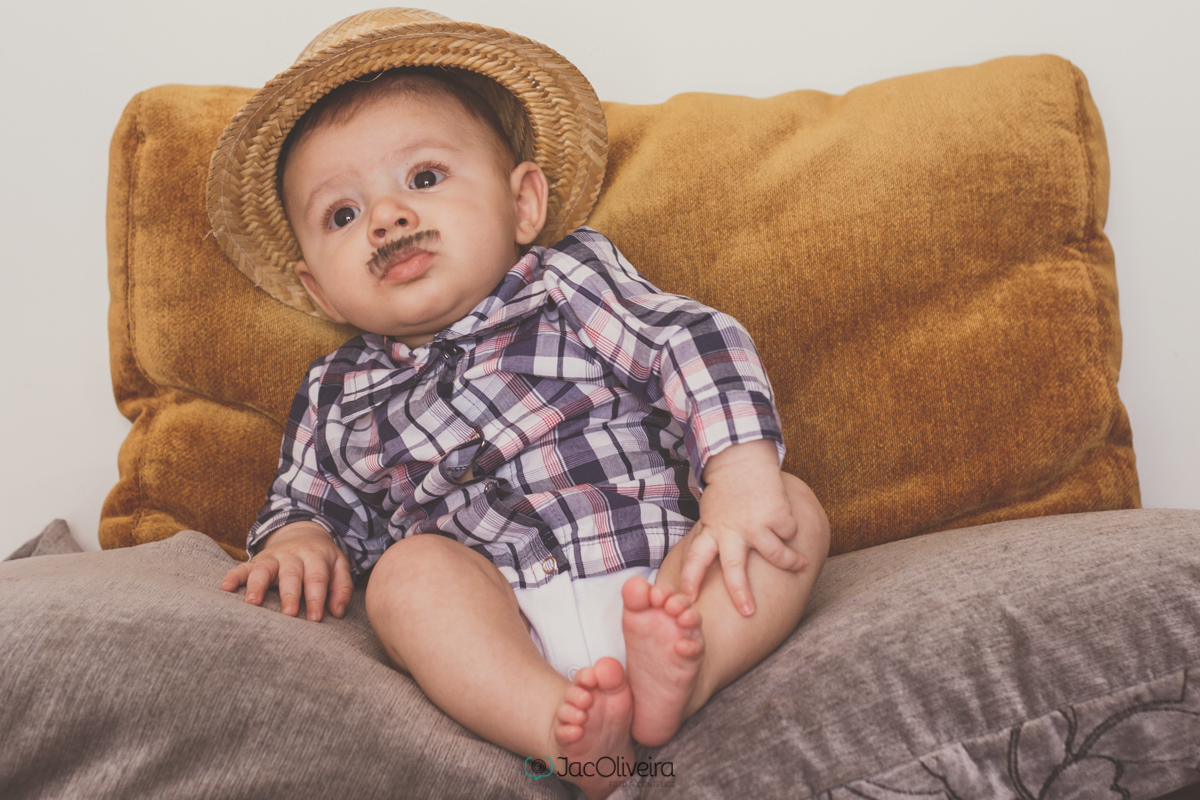 bebê vestido de caipira festa junina 2017