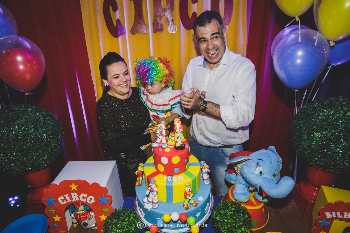 parabéns animado circo do igor
