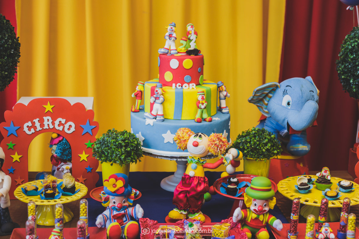 decoração circo do igor
